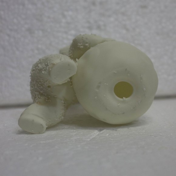 Vintage Retired Snowbabie "I'm Making Snowballs" Porcelain Bisque Figure - Picture 5 of 6